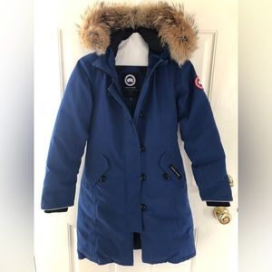 Youth Brittania Parka with fur hood